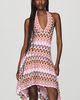 Saylor Lissie Plunge Halter Mini Dress - 1