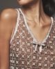 Saylor Rhinestone Bow Sleeveless Mini Dress - 4