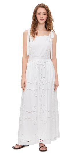 chinese dress ladies Eternelle Square Neck Maxi Dress