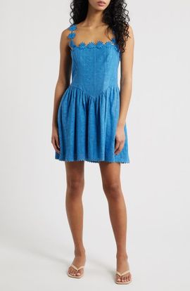 blue dress for baby girl Mini Matilda w. Collar main image 0
