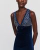 Saylor Serefina Velvet Midi Dress - 2