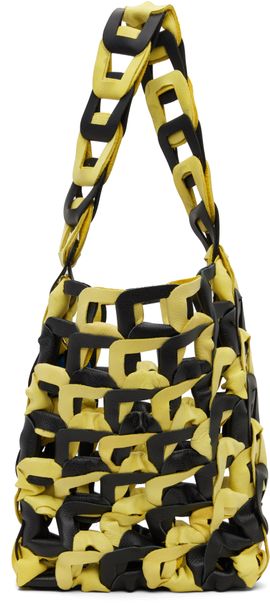 SC103 SC103 Black & Yellow Links Medium Tote