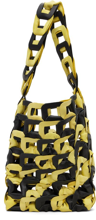 SC103 SC103 Black & Yellow Links Medium Tote