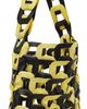SC103 SC103 Black & Yellow Links Medium Tote - 2