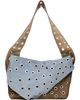 SC103 SC103 Blue & Brown Record Messenger Bag - 1