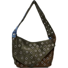 SC103 SC103 Khaki & Blue Record Messenger Bag