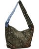 SC103 SC103 Khaki & Blue Record Messenger Bag - 2