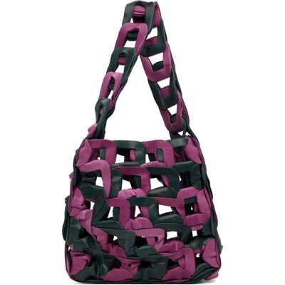 SC103 SC103 Navy & Purple Links Bag