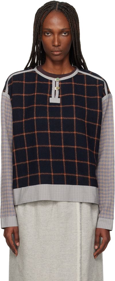 SC103 SC103 Navy Pitch Sweater