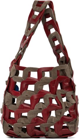 SC103 SC103 Red & Brown Links Bag