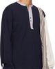 SC103 SC103 SSENSE Exclusive Navy & Off-White Guardian Henley - 2