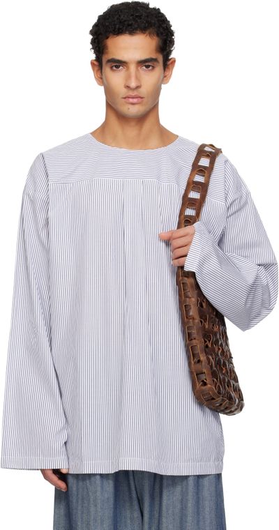 SC103 SC103 White & Navy Radar Shirt