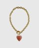 SC COLLECTION SC Collection Amore Necklace in Peach Pink, Women's at Urban Outfitters - 1