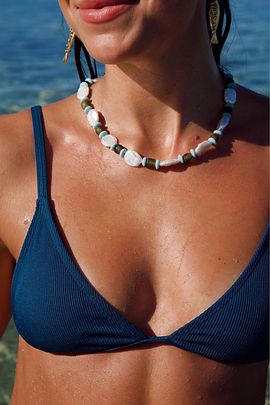 SC COLLECTION SC Collection Azure Necklace in Blue/Green, Women's at Urban Outfitters