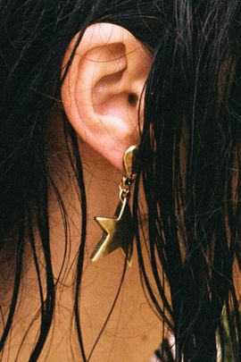 SC COLLECTION SC Collection Billie Earrings in Gold, Women's at Urban Outfitters