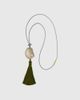 SC COLLECTION SC Collection Celine Tassel Necklace in Blue/Green, Women's at Urban Outfitters - 2