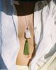 SC COLLECTION SC Collection Celine Tassel Necklace in Blue/Green, Women's at Urban Outfitters - 5