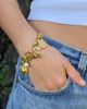 SC COLLECTION SC Collection Lola Charm Bracelet in Gold, Women's at Urban Outfitters - 2