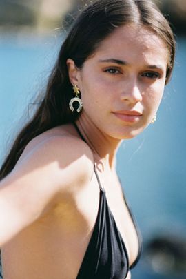SC COLLECTION SC Collection Lucky Earrings in Gold, Women's at Urban Outfitters