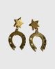SC COLLECTION SC Collection Lucky Earrings in Gold, Women's at Urban Outfitters - 2