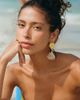 SC COLLECTION SC Collection Nellie Earrings in Pink/Gold, Women's at Urban Outfitters - 1