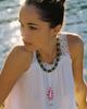 SC COLLECTION SC Collection Ruby Necklace in Green/Pink, Women's at Urban Outfitters - 1