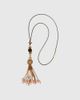 SC COLLECTION SC Collection Victoria Tassel Necklace in Pink/Green, Women's at Urban Outfitters - 2
