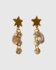 SC COLLECTION SC Collection Ziggy Earrings in Gold, Women's at Urban Outfitters - 1