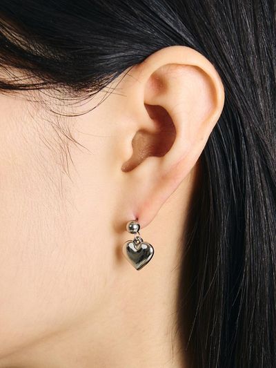 SCALETTO Rinked heart earrings