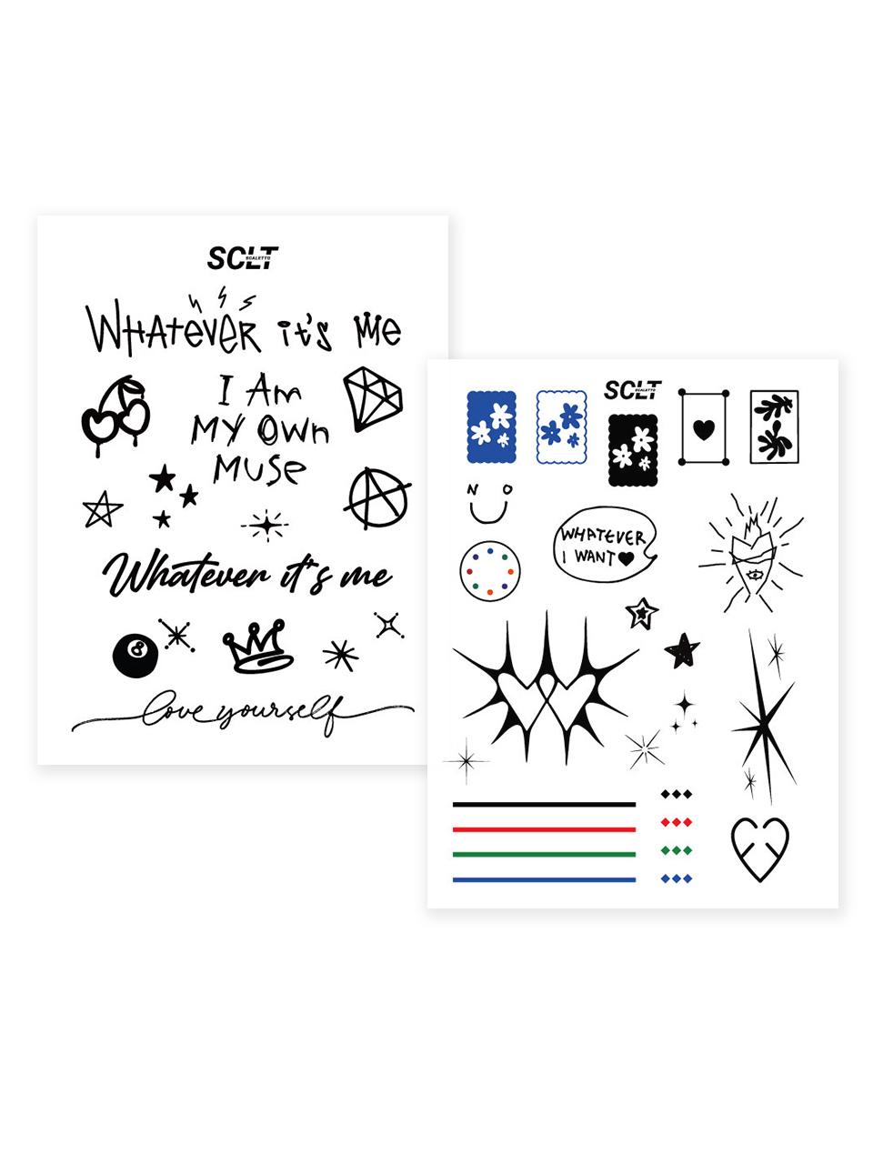 SCALETTO SBW100 Whatever its me tatto sticker