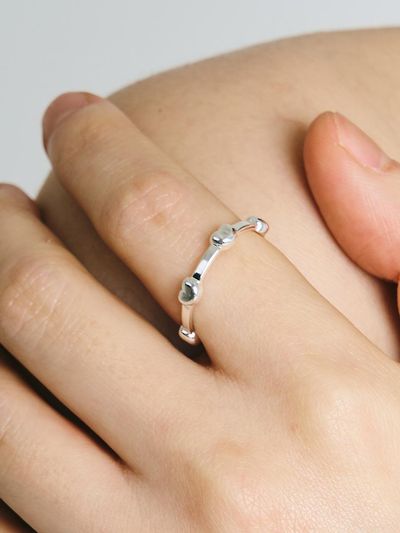 SCALETTO Six hearts ring