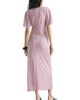 Scalpers Scalpers Cupro Dress Gathers - 3