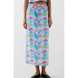 Scalpers Scalpers Denim Emb Skirt