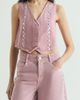 Scalpers Scalpers Denim Studs Vest - 1