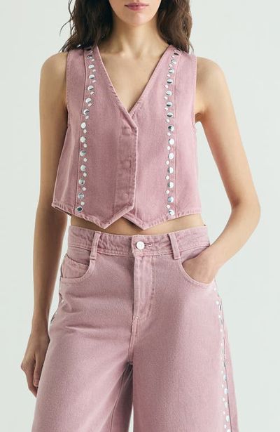 Scalpers Scalpers Denim Studs Vest