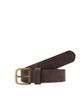 Scalpers Scalpers Gold Buckle Leather Belt - 1