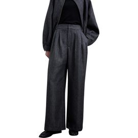 Scalpers Scalpers Herringbone Pleated Trousers