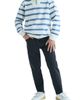 Scalpers Scalpers Kids Striped Sweatshirt with Polo Collar - 2