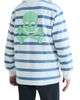 Scalpers Scalpers Kids Striped Sweatshirt with Polo Collar - 3