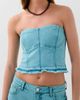Scalpers Scalpers Ques Corse Denim Top - 1