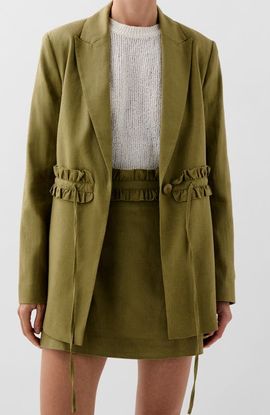 Scalpers Scalpers Ruffle Prep Blazer