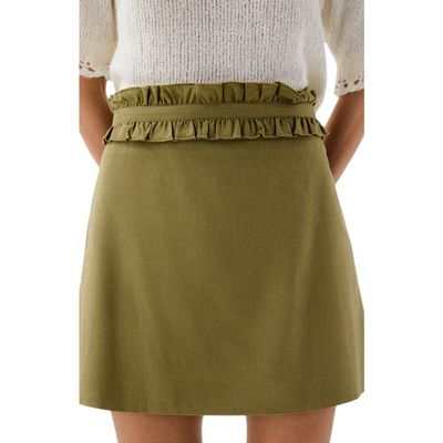 Scalpers Scalpers Ruffle Prep Mini Skirt