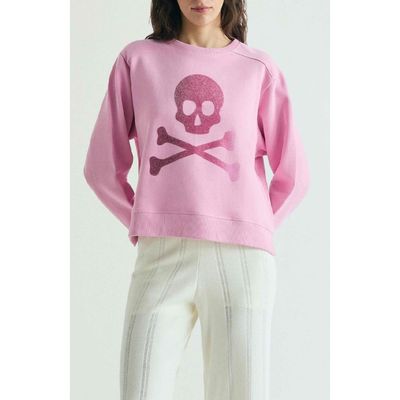 Scalpers Scalpers Skull Glitter Sweatshirt