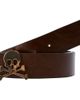 Scalpers Scalpers Spring Skull Leather Belt - 1