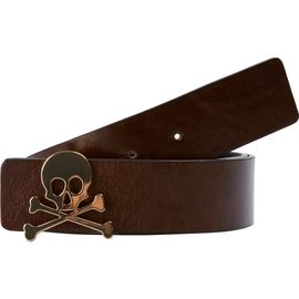 Scalpers Scalpers Spring Skull Leather Belt