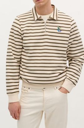 Scalpers Scalpers Stripes Zipper Sweater