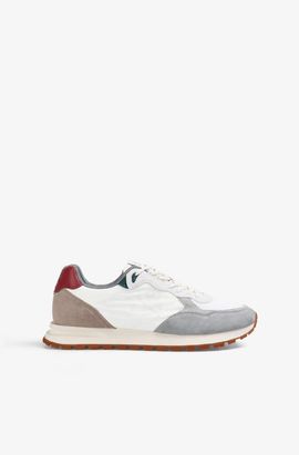 Scalpers Scalpers Suede Skull Contrast Sneakers