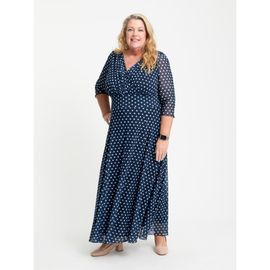 Scarlett & Jo Scarlett & Jo Curvy Petite Verity Print Maxi Gown