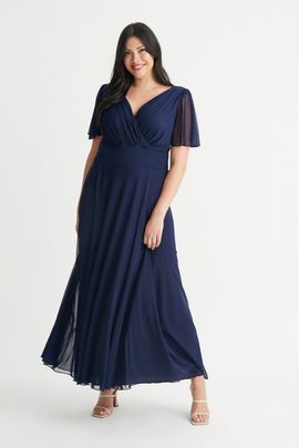 Scarlett & Jo Scarlett & Jo Isabelle Angel Sleeve Maxi Dress