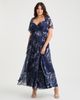 Scarlett & Jo Scarlett & Jo Kemi Print Bolero Wrap Bodice Maxi Gown - 1